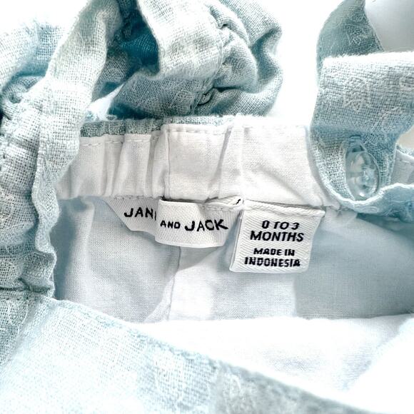 Janie and Jack Reagan Monogrammed Romper - Picture 4 of 6